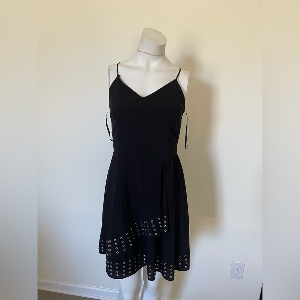 NWT Adel un Rae sheer black dress size m